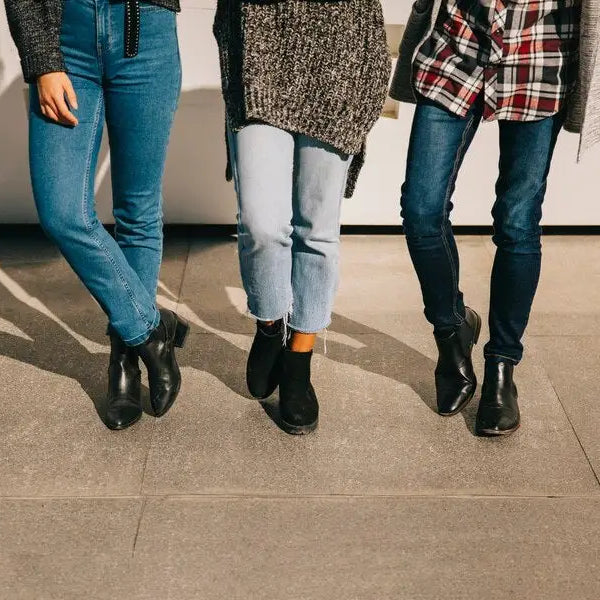 how to wear ankle boots with jeans