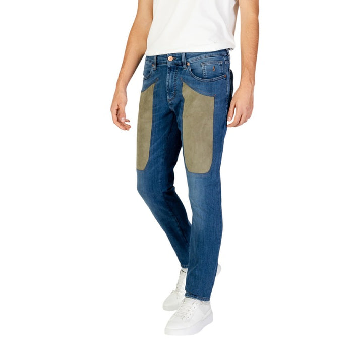 Jeans homme Jeckerson Blue avec fermeture à glissière et boutons