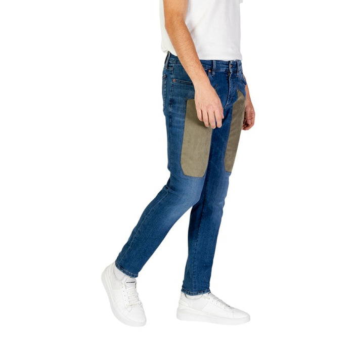 Jeans homme Jeckerson Blue avec fermeture à glissière et boutons