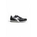 Athletic sneaker in black and gray with white logo, featured in Diadora Men Sneakers