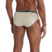 Beige Emporio Armani men’s underwear briefs worn by a model