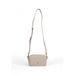 Beige leather crossbody handbag with adjustable strap, Tommy Hilfiger Women Bag