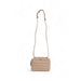 Beige quilted crossbody handbag with long strap from Calvin Klein Women Bag