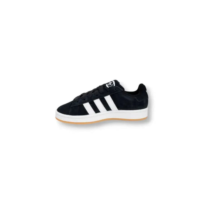 Black Adidas Campus sneakers showcased as Adidas Women’s Black Suede Sneakers Size 4