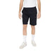 Calvin Klein Sport Men Shorts Black athletic shorts worn by person in white shirt and socks