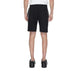 Emporio Armani black athletic shorts with white side stripes for men