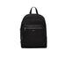 Black Liu Jo Men Bag backpack featuring multiple zippered compartments and a top handle