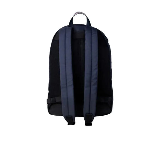 Black backpack with navy blue shoulder straps from Tommy Hilfiger Men Bag collection