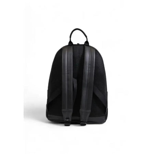 Black backpack with padded shoulder straps from Calvin Klein Men Bag collection