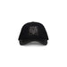 Black baseball cap featuring a gray tiger emblem for Antony Morato Women Cap