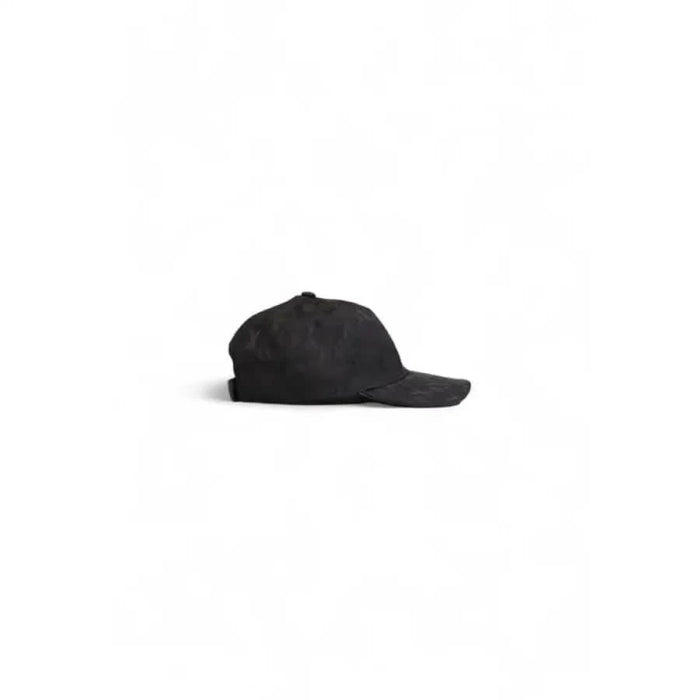 Black curved brim baseball cap from Armani Exchange for men