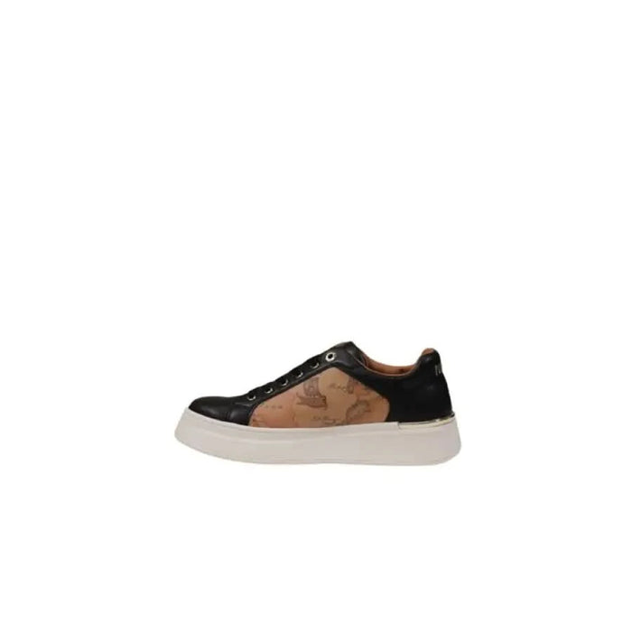 Black and beige patterned Alviero Martini Prima Classe Women’s sneakers