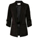 Only Women Blazer in black with top, showcasing urban city fashion and style