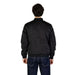 Black bomber jacket view from behind in Gianni Lupo Men Jacket collection