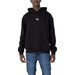 Black Calvin Klein hoodie with small chest logo from Calvin Klein Jeans Men Sweatshirts