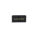 Black Calvin Klein Jeans women’s wallet with gold lettering and zipper closure