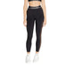 Black Calvin Klein leggings featuring a contrasting side stripe for women’s activewear