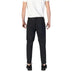 Black casual Borghese Men Trousers showcasing back pockets from the rear view