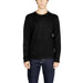 Black crew neck sweater with long sleeves from Hamaki-ho Men Knitwear collection