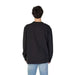 Black crewneck sweatshirt displayed from behind in Calvin Klein Jeans collection