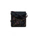 Black crossbody bag with colorful firework pattern by Desigual for women