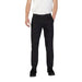 Black straight-leg dress pants with front pockets from Borghese Men Trousers