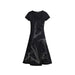 Desigual Floral Black Dress for Women featuring elegant white floral design