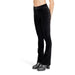 Black flared yoga pants paired with chunky-heeled boots from Street One Women Trousers