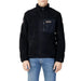 Black fleece jacket with zippered front and chest pocket from Napapijri Men Sweatshirts