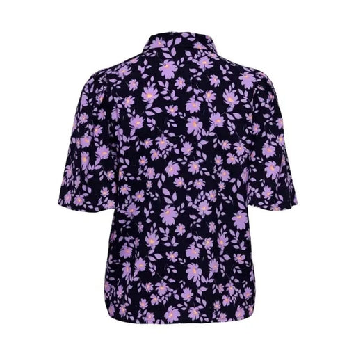 Urban style clothing: Black floral shirt with pink flowers from Jacqueline De Yong