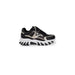 Guess Women Sneakers - Black and Gold Athletic Sneaker with Chunky White Sole