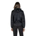 Blauer Women’s Black Long Hooded Jacket suitable for Spring and Summer wear