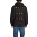 Black hooded sweatshirt featuring CALVIN KLEIN JEANS text for Calvin Klein men fashion