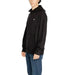 Black hooded sweatshirt with logo, part of Calvin Klein Men Sweatshirts collection