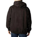 Back view of black hooded sweatshirt from Tommy Hilfiger Jeans Men Sweatshirts collection