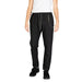 Black jogger pants with drawstring waist and chain detail from Gianni Lupo Men Trousers