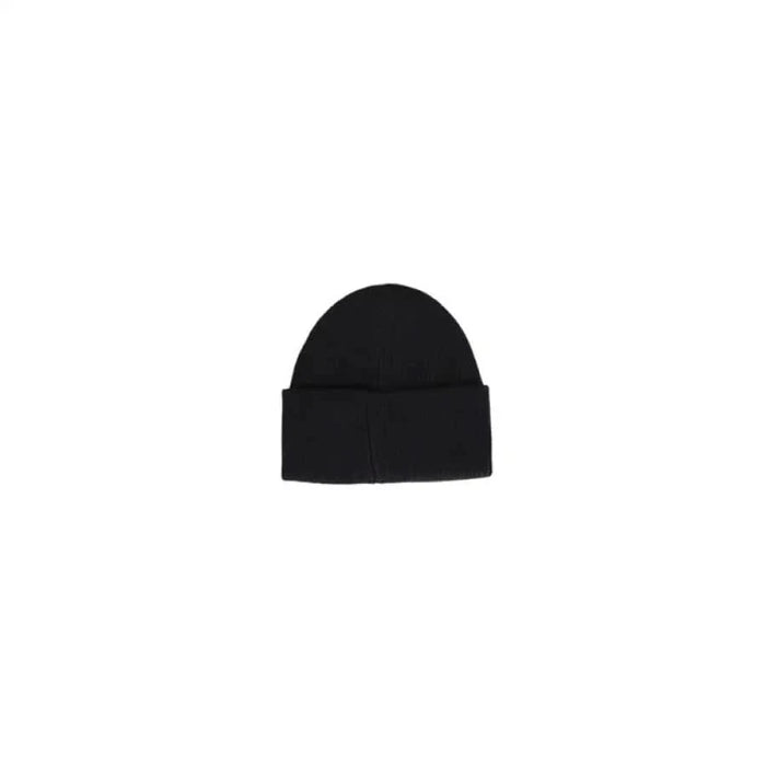 Black knit beanie hat featured in Antony Morato Men Cap product display