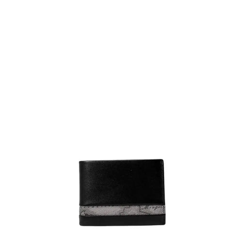 Black leather bi-fold wallet from Alviero Martini Prima Classe for Men, Fall Winter collection