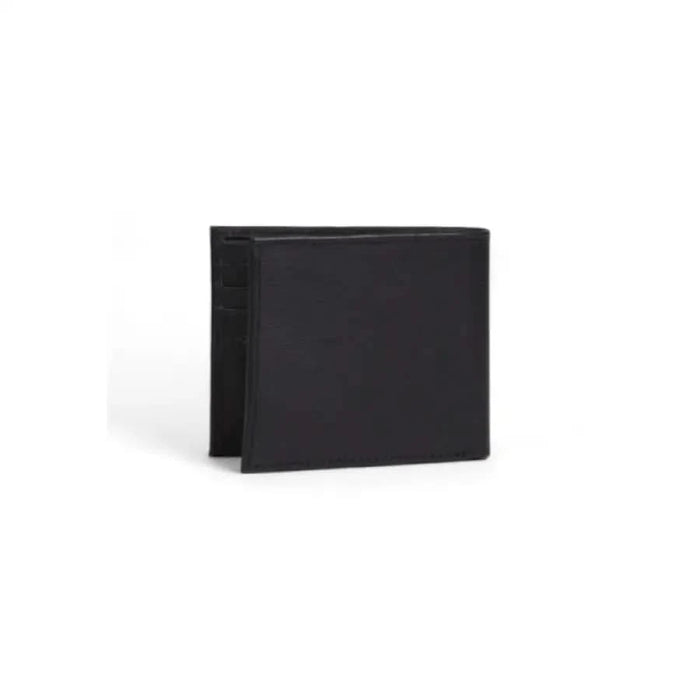 Tommy Hilfiger Men Wallet - Black Leather Bifold Wallet