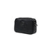 Black leather cosmetic bag with triangular logo from Guess Men’s Black Shoulder Bag