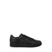 Black leather sneaker with embossed logo featured in Ea7 Men Sneakers product