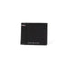 Tommy Hilfiger Men Wallet in black leather with red, white, and blue stripe detail