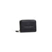 Tommy Hilfiger Women’s black leather zip-around wallet with embossed branding