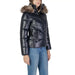 Black puffer jacket with faux fur-trimmed hood from Only Women Jacket collection