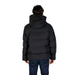 Back view of Replay Men’s Black Turtleneck Jacket with Zip and Front Pockets