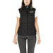 Black quilted EA7 vest over a white t-shirt from EA7 Women’s Gilet collection