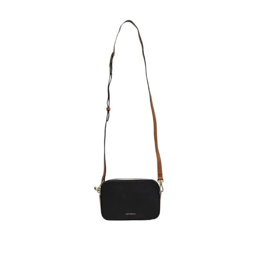 Black rectangular crossbody bag with adjustable strap from Coccinelle Women Bag collection