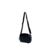 Black shoulder bag with zipper and adjustable strap from Guess Men Bag collection