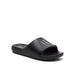 Black slide sandal with ’AX’ logo on strap - Armani Exchange Women Slippers