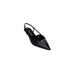 Black slingback heel from Guess Women’s Pumps featuring a stylish bow and buckle detail